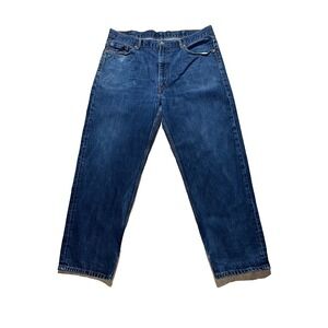 Levi's 550 Jeans Mens 42x32 Blue Denim High Rise Straight Leg Comfort Outdoor